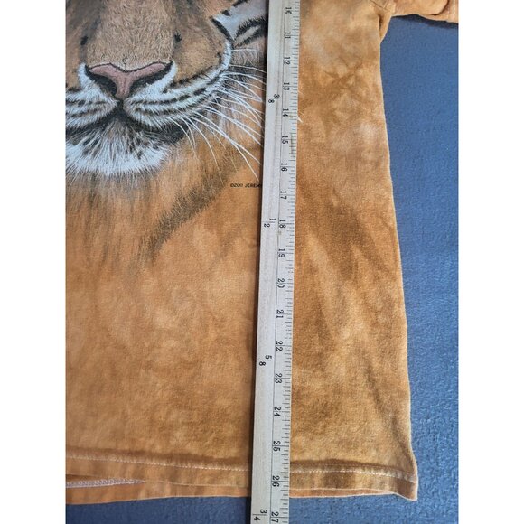 3D Tees by THE MOUNTAIN 2011 Jeremy Paul Tiger Tie Dye Graphic T Shirt MED - Picture 6 of 7